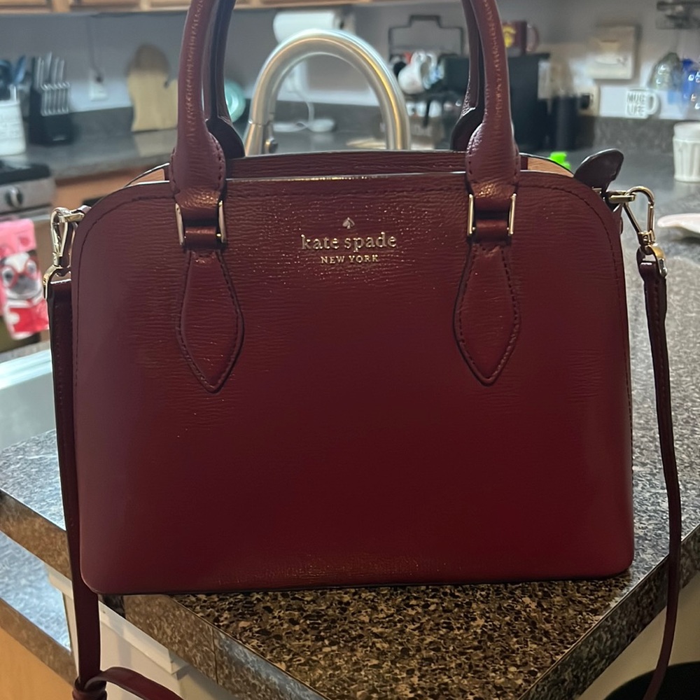 Red kate spade purse
